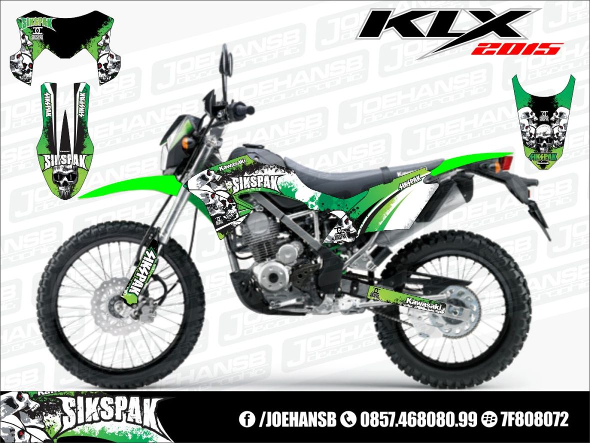 New Klx bf se 150 cc 2021 collection joehansb decal graphic